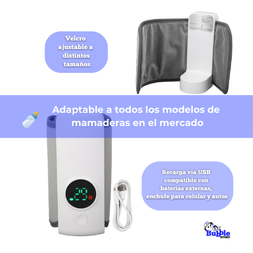 Calentador de Mamadera Portátil Inalámbrico
