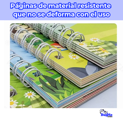 Set 4 Cuadernos Mágicos Infantil Montessori