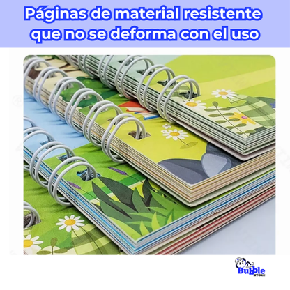 Set 4 Cuadernos Mágicos Infantil Montessori